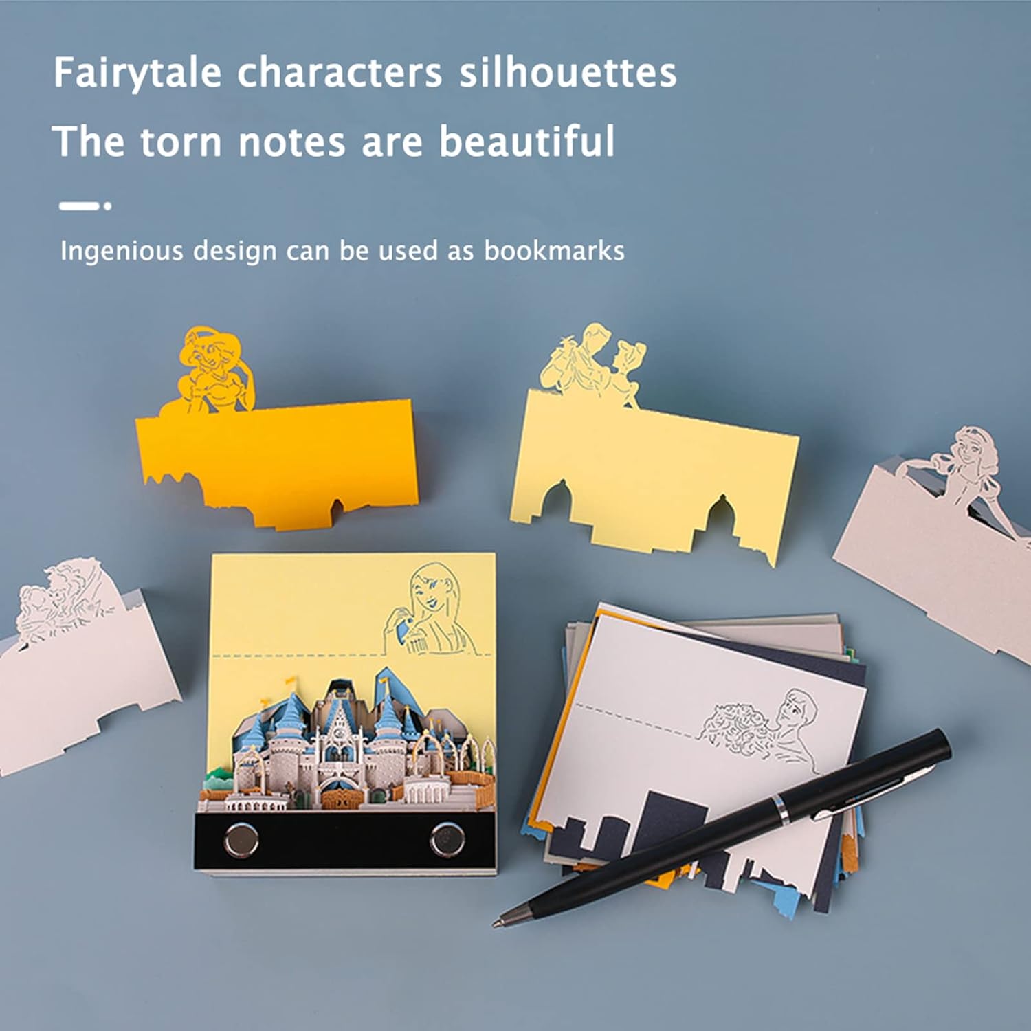 Fantasy Castle 3D Sticky Note Paper Memo Pad