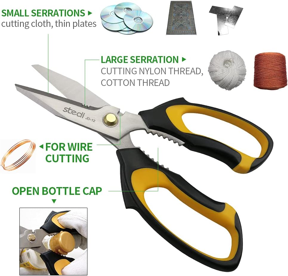 Stedi 8-inch Scissor Heavy Duty Stainless Steel Blade - TTpen
