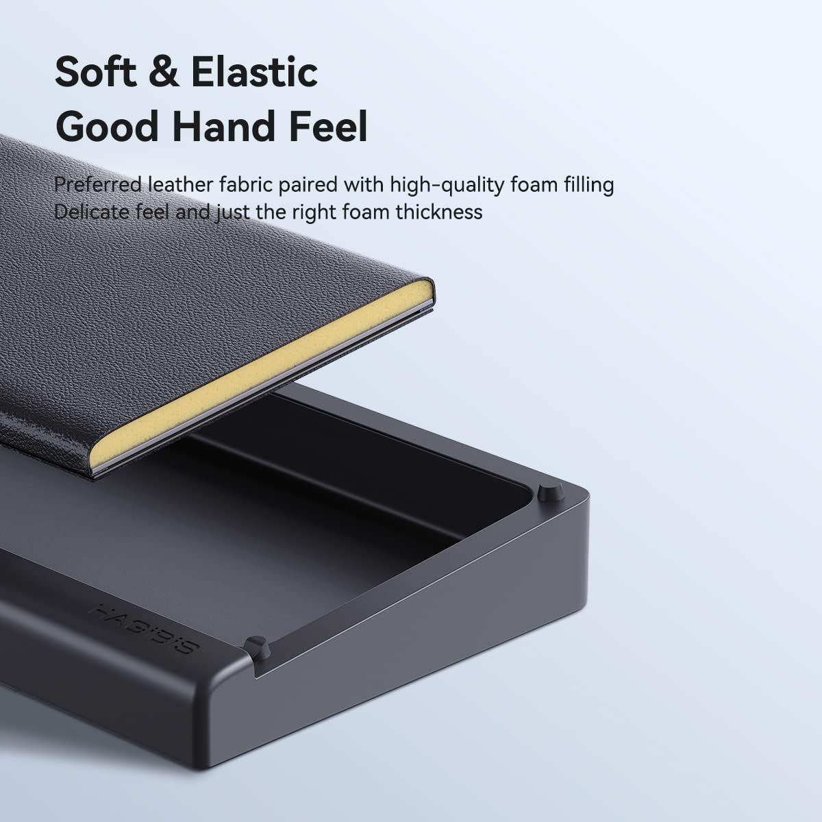 Keyboard Wrist Rest Pad Support with Desktop Partition Storage Case