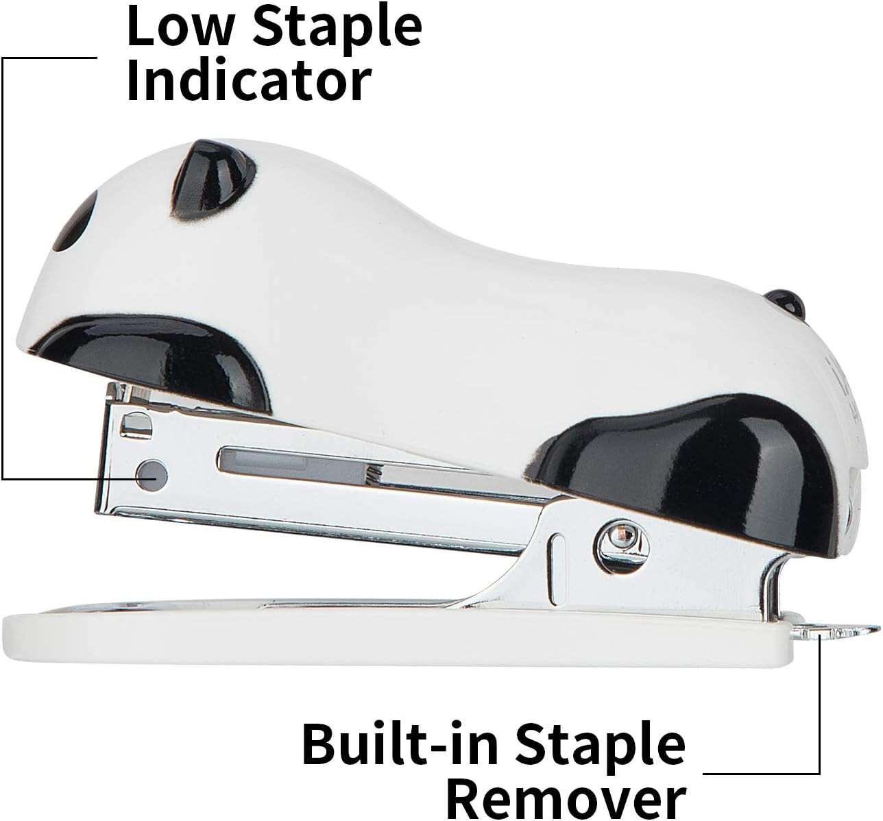 Deli Mini Cute Panda Desktop Stapler with 1000pcs Staples