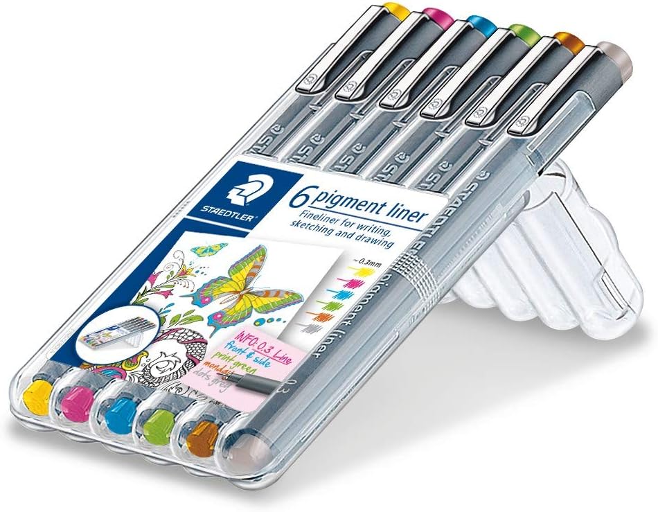 STAEDTLER Color Pigment Liner Fineliner Pen