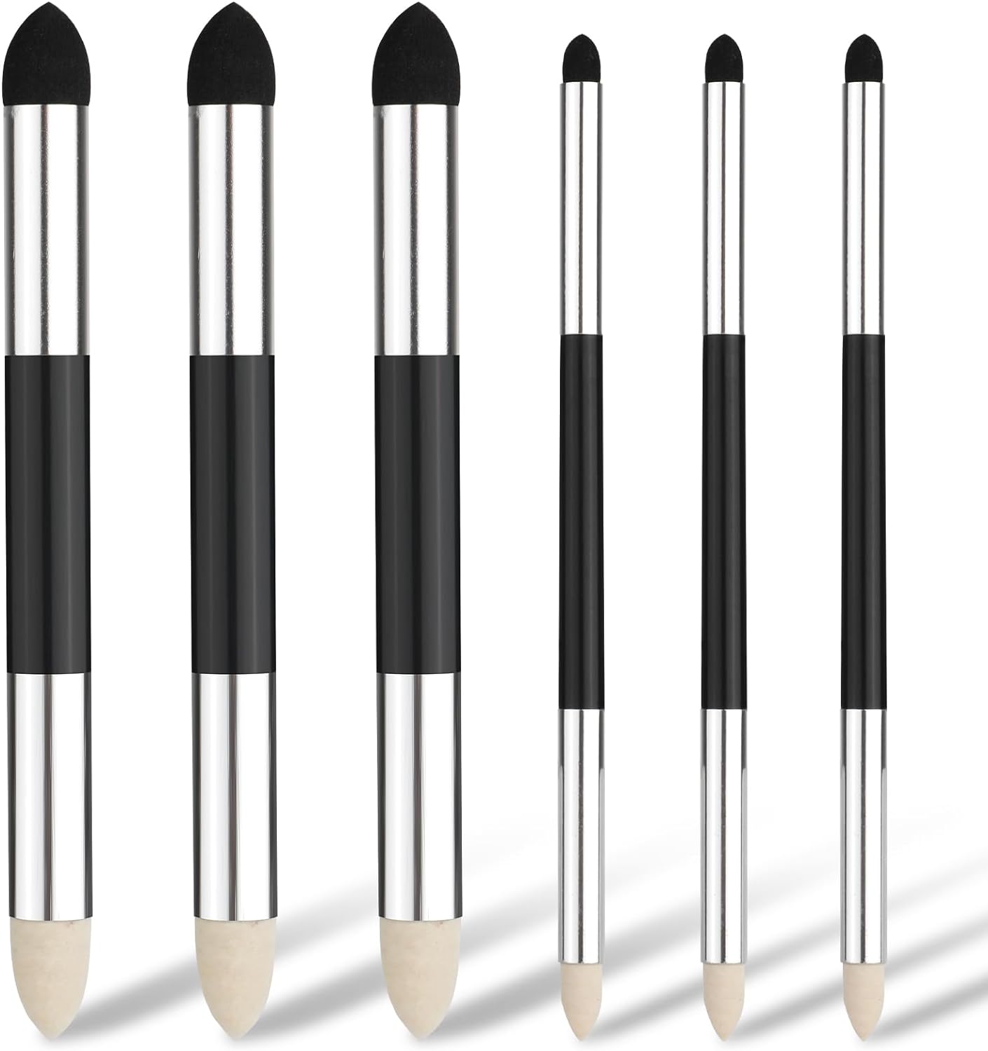 SHENLIU Set van 6 stuks spons-gummetjes, dubbelzijdige
