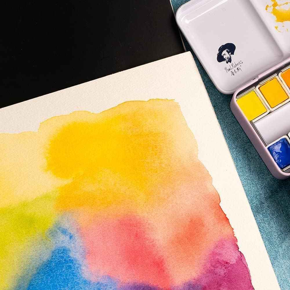 Paul Rubens Watercolor Paint Set Artist Grade,24 Vivid Colors