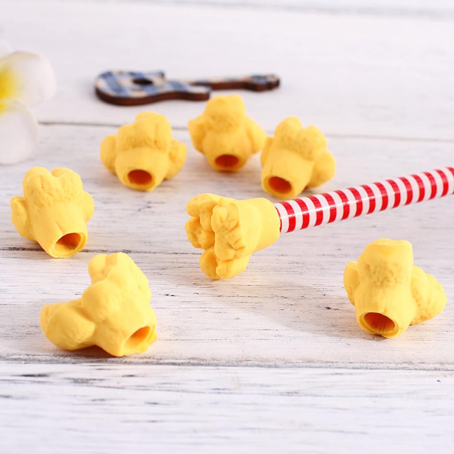Food Popcorn Pencil Top Erasers 36 Pack