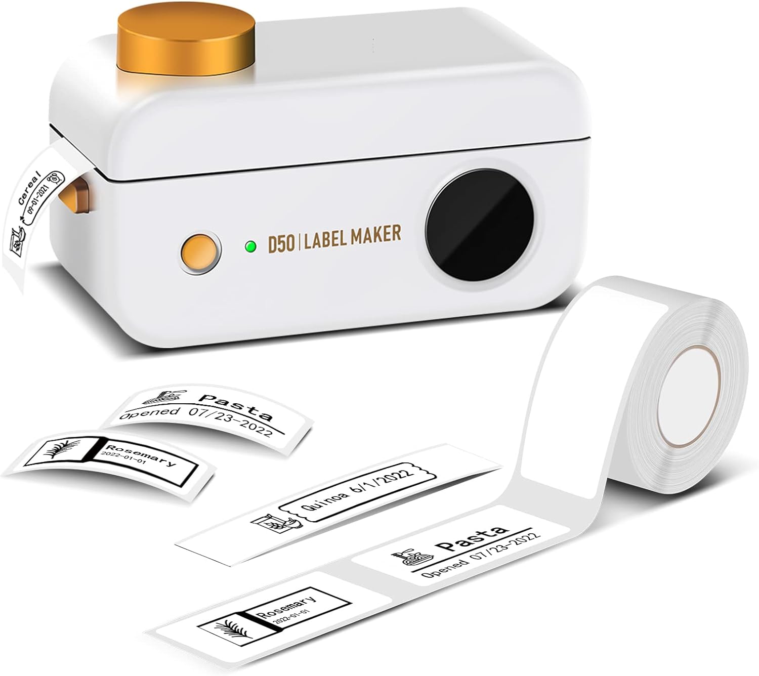 Phomemo D50 Large Thermal Label Maker Machine 16/20/24MM Width