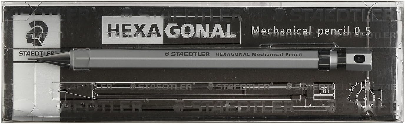 STAEDTLER Hexagonal Mechanical Pencil, 0.5mm