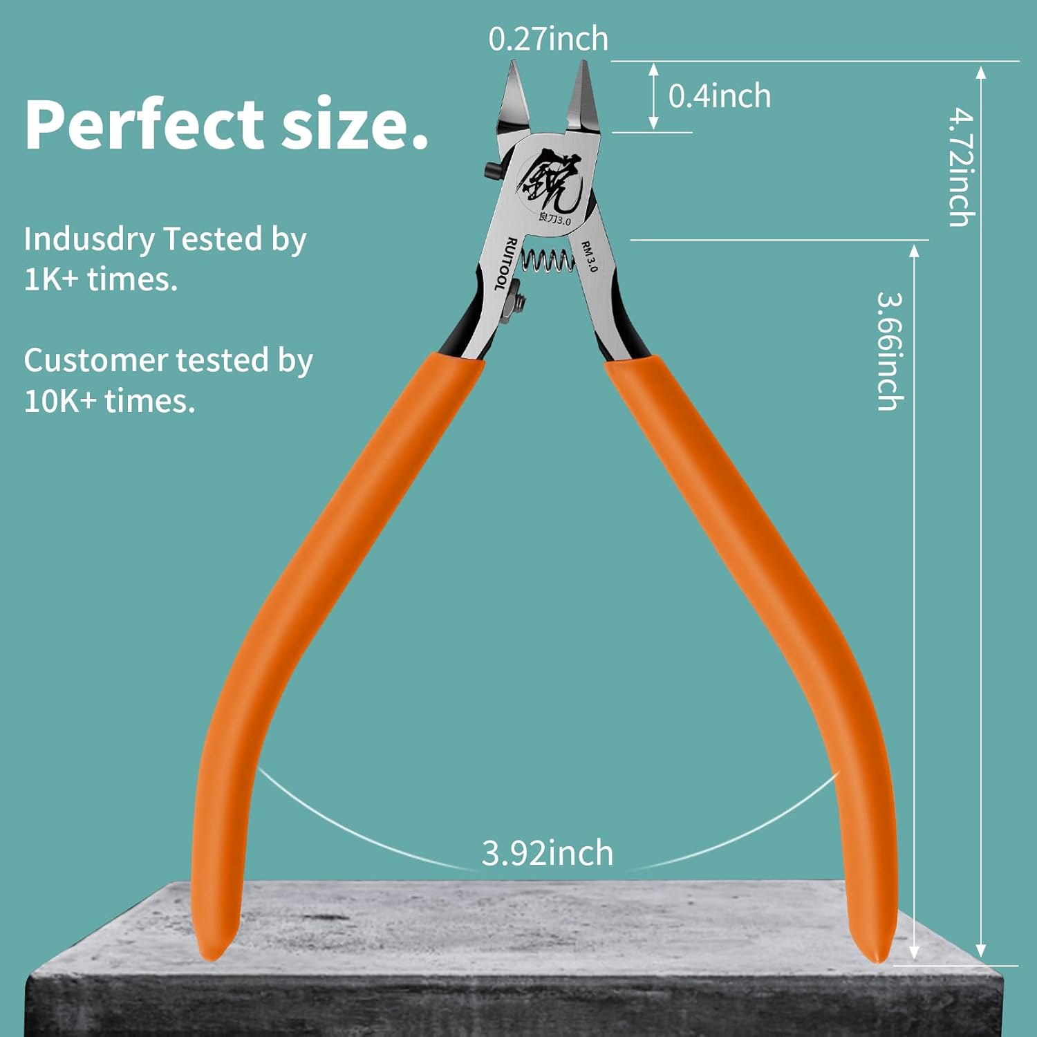 RUITOOL Model Nipper Tool 4.7 Inch Sprue Cutter for Plastic Model - TTpen