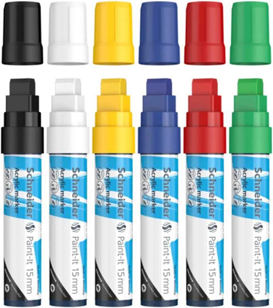 Schneider Paint-It 310 Acrylic Marker Set 2 (2 Mm Round Tip, High