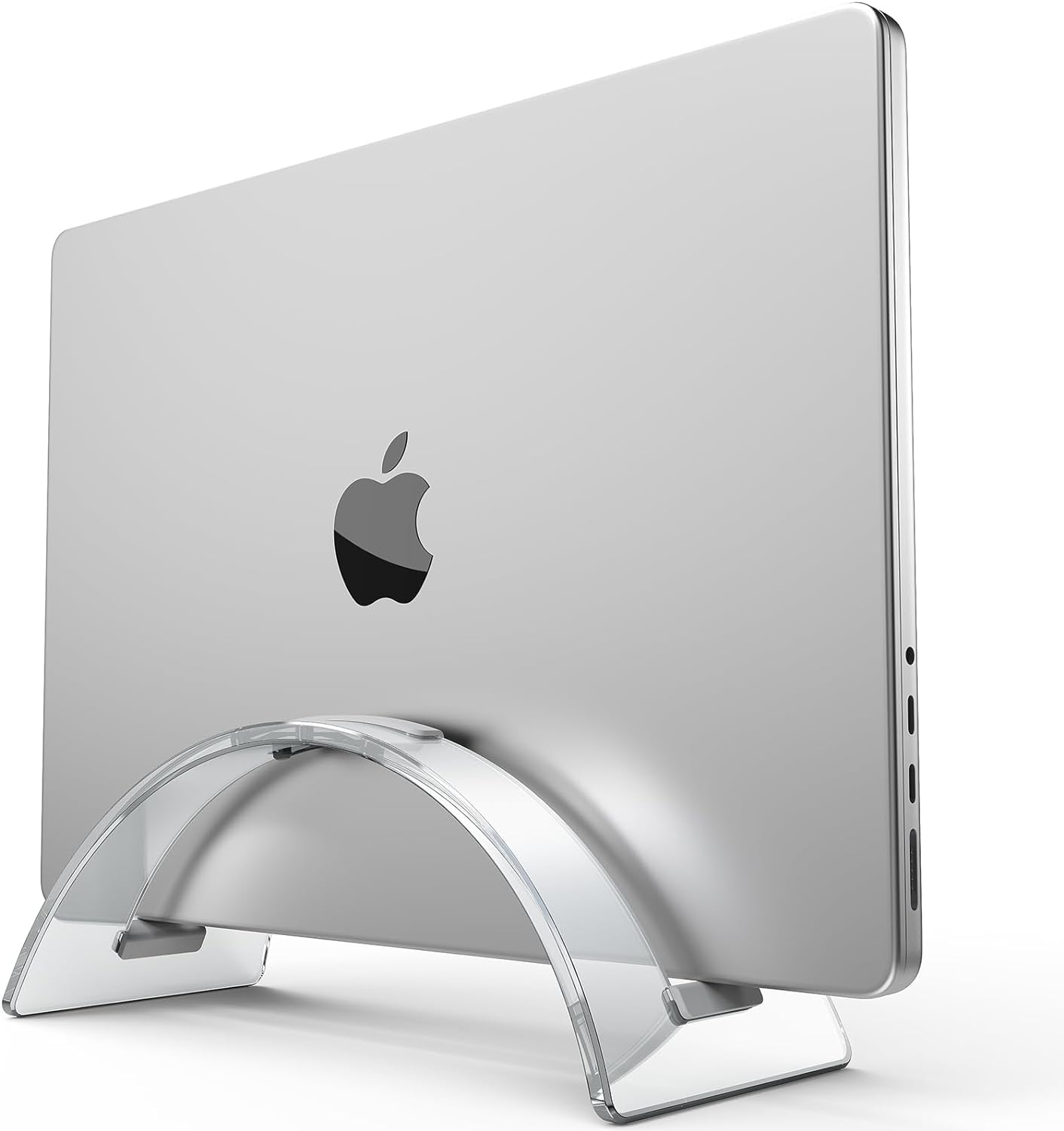 Acrylic Vertical Laptop Stand for Desk