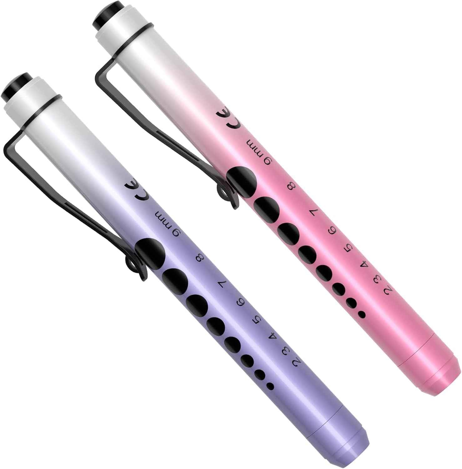 Pen Lights with Pupil Gauge LED Penlight for Nurse Doctor 4 Pack