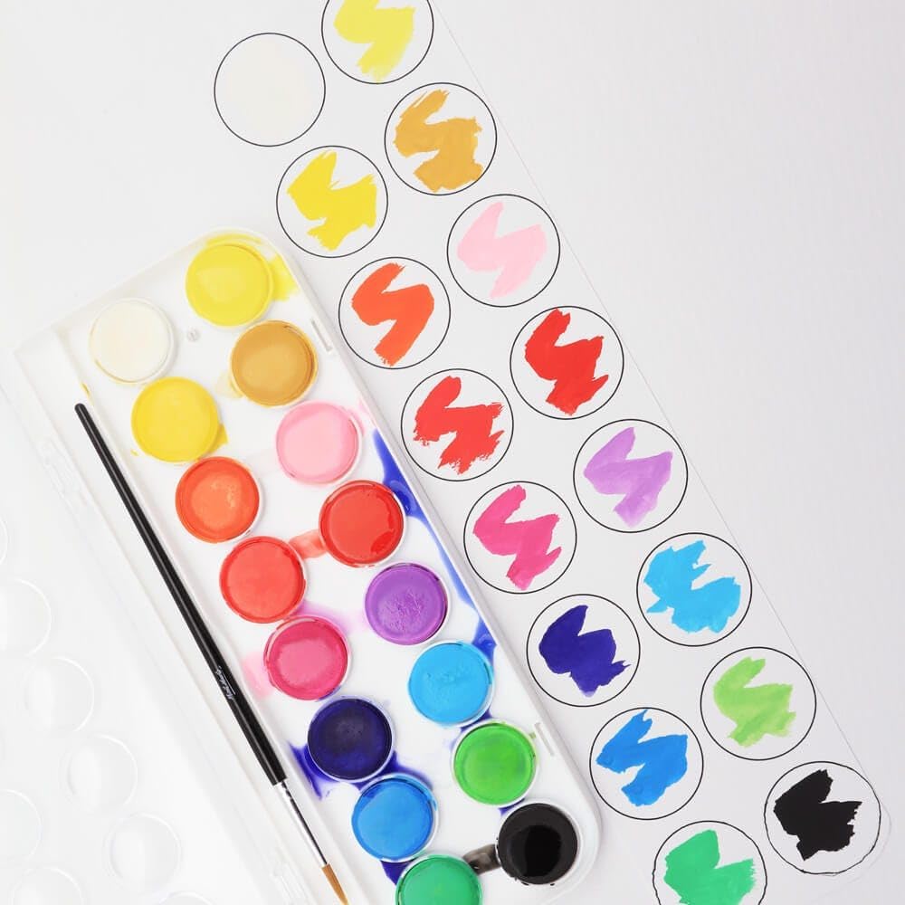 Mont Marte Watercolour Cake Set Discovery 16 Brilliant Colours
