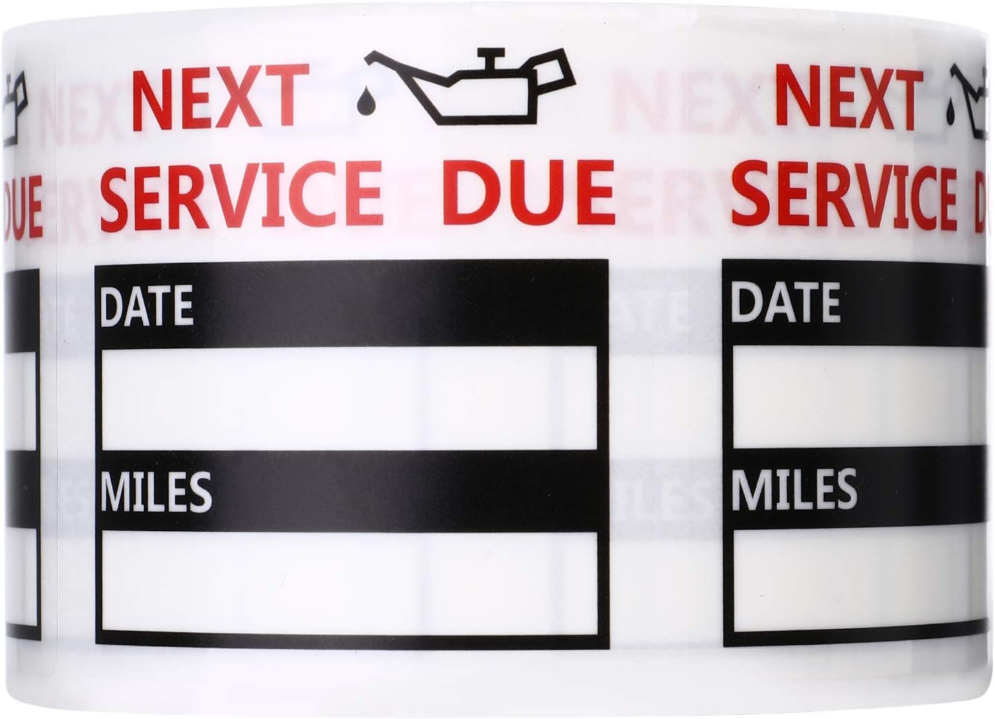 600Pcs Oil Change Reminder Stickers Service Reminder Labels