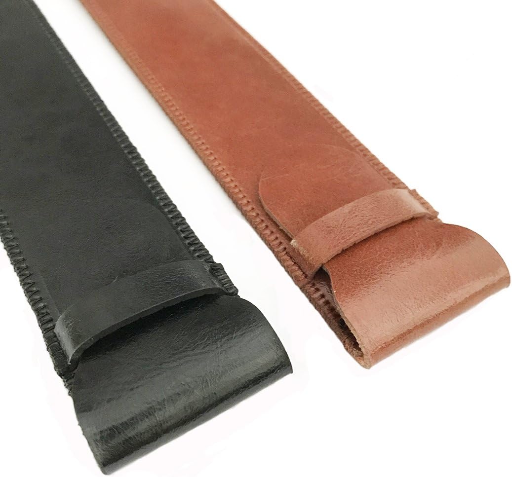 2PCS Leather Pen Case Sleeve for Ballpoint Stylus Pen