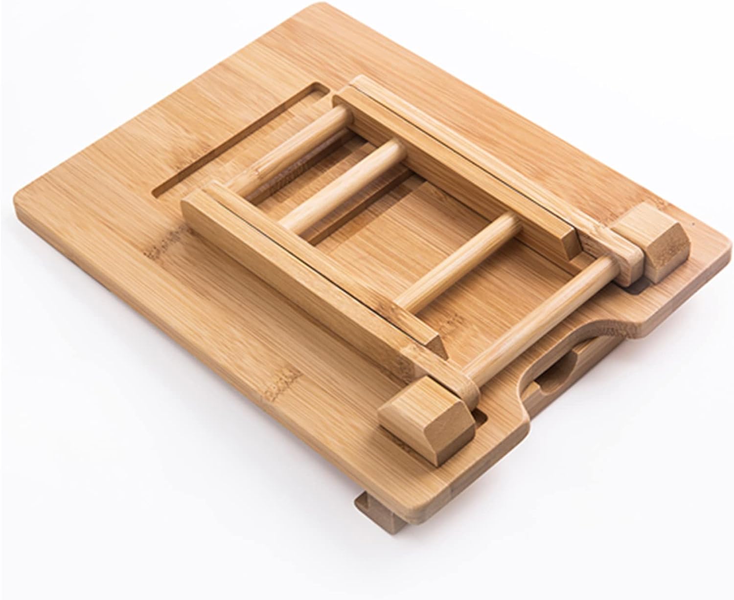 Bamboo Tablet iPad Stand Holder Adjustable