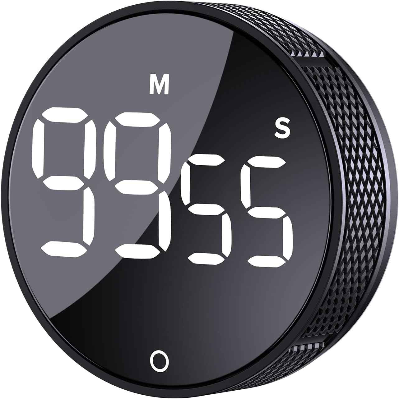 Round Digital Kitchen Timers,Large LED Display Magnetic