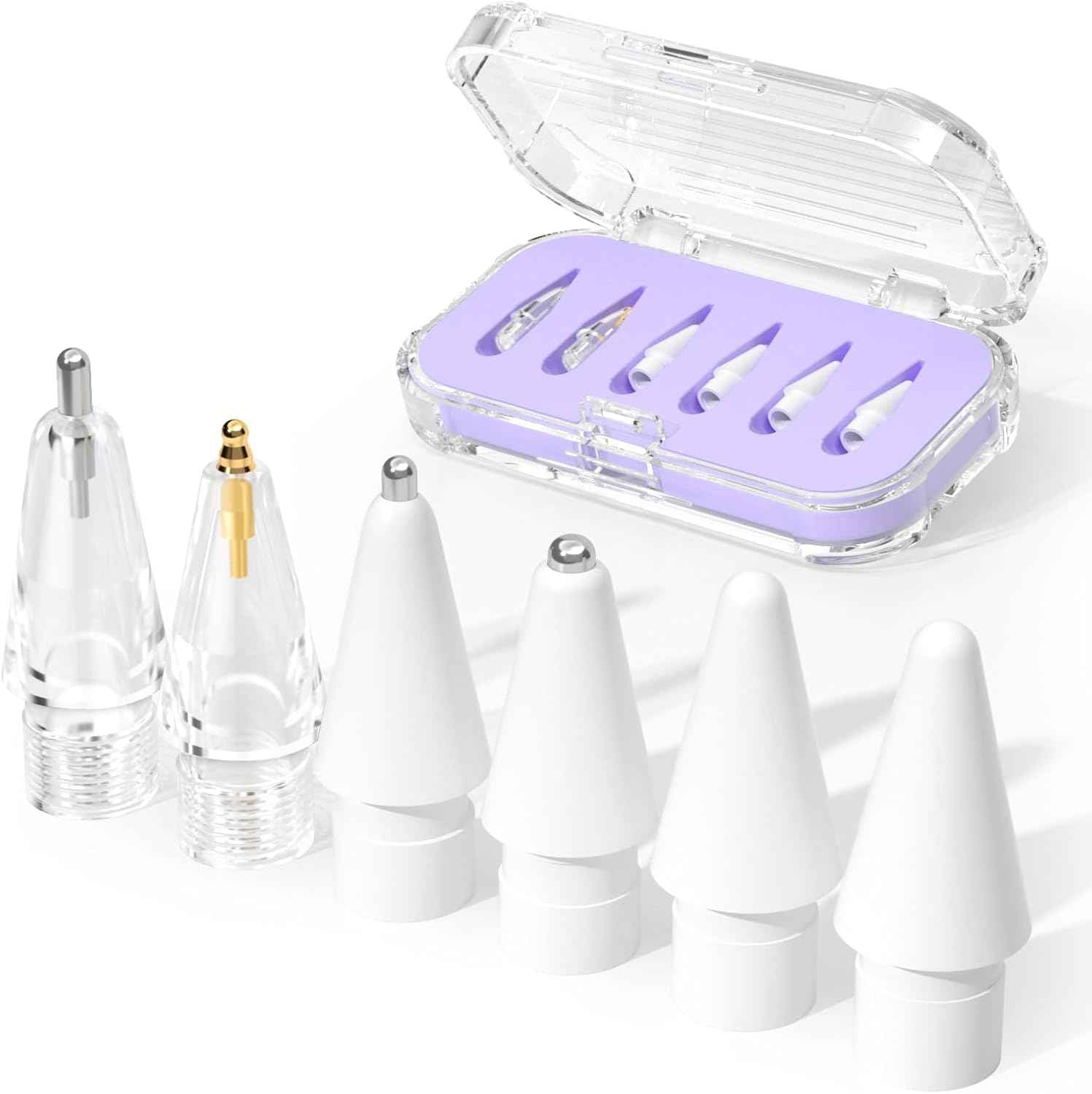 Replacement Tips for Apple Pencil Pro/USB-C/2nd Gen/1st Gen 6 Pack