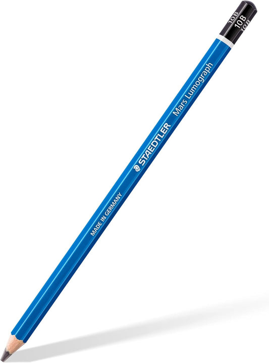 Staedtler 100 Mars Lumograph 10B Graphite Art Drawing Pencil,12 Pack