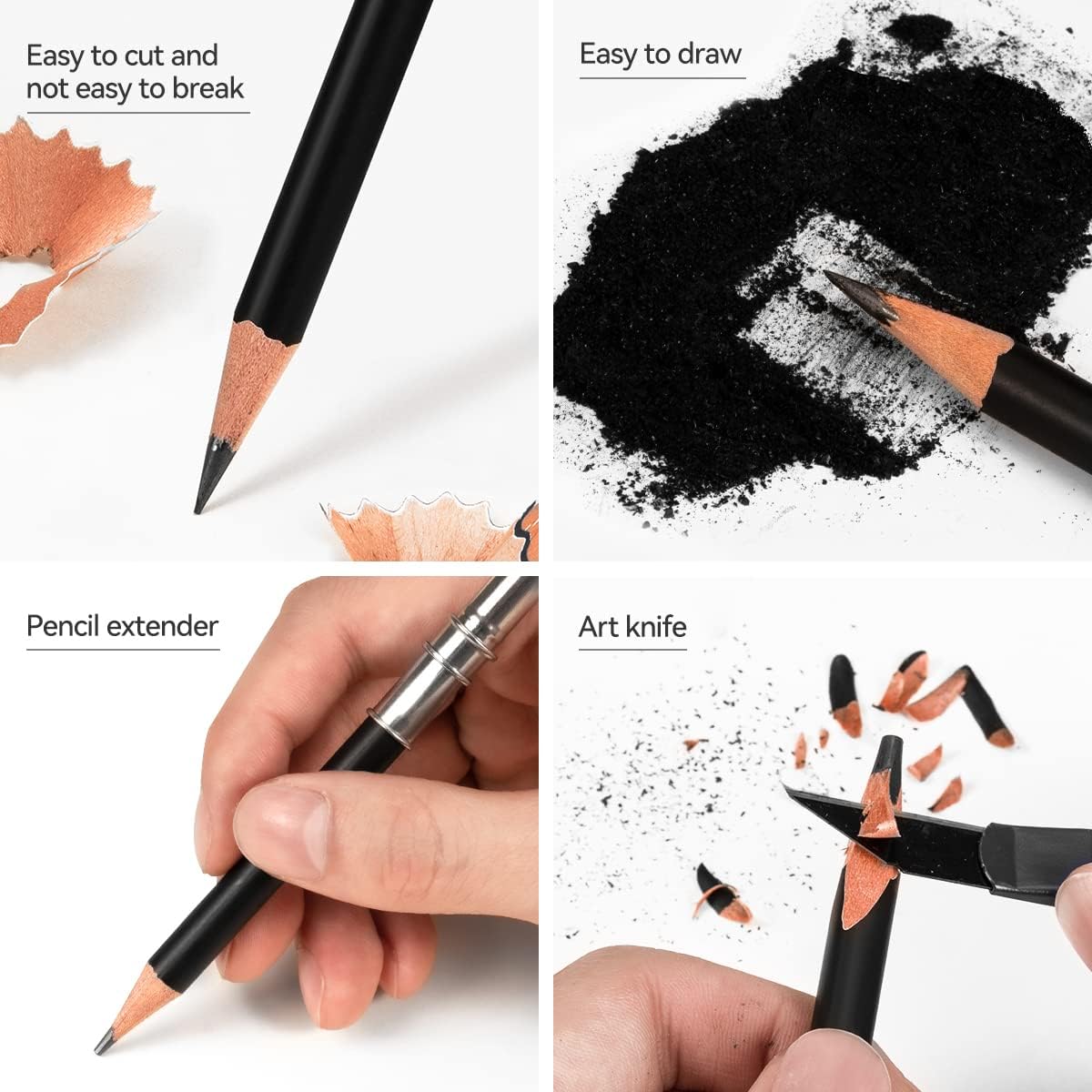 30pcs Professional Art Drawing Sketching Pencils - TTpen