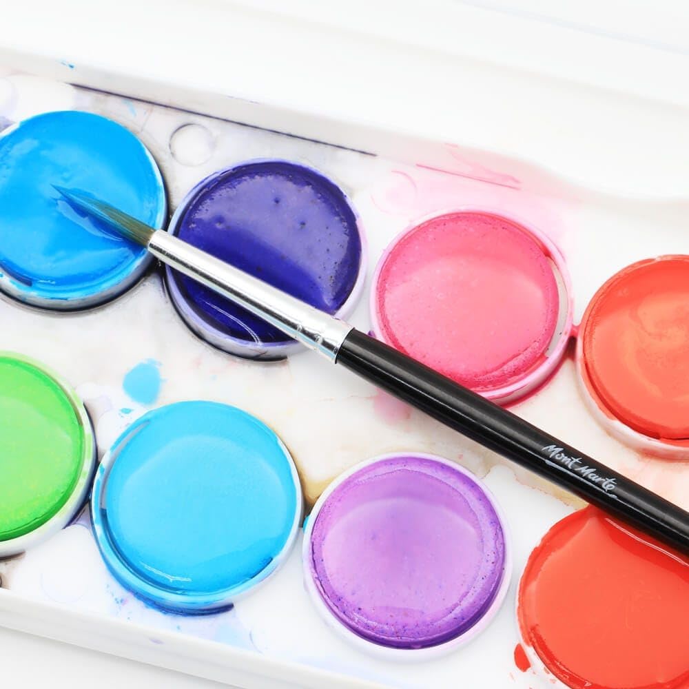 Mont Marte Watercolour Cake Set Discovery 16 Brilliant Colours