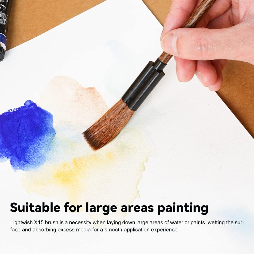 Mu Er Lian Watercolor Paint Brush for Large Area Painting - TTpen
