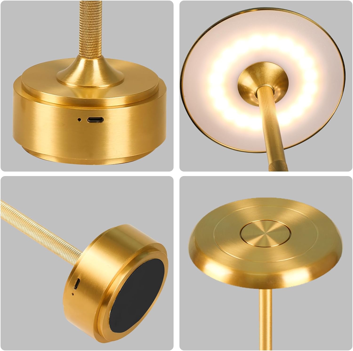5200mAh Rechargeable Cordless LED Table Lamp