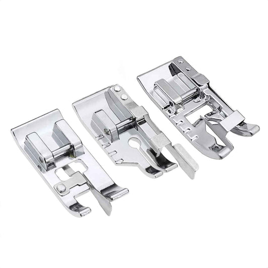 3Pcs Sewing Machine Presser Foot Set of 1/4 inch Quilting Patchwork