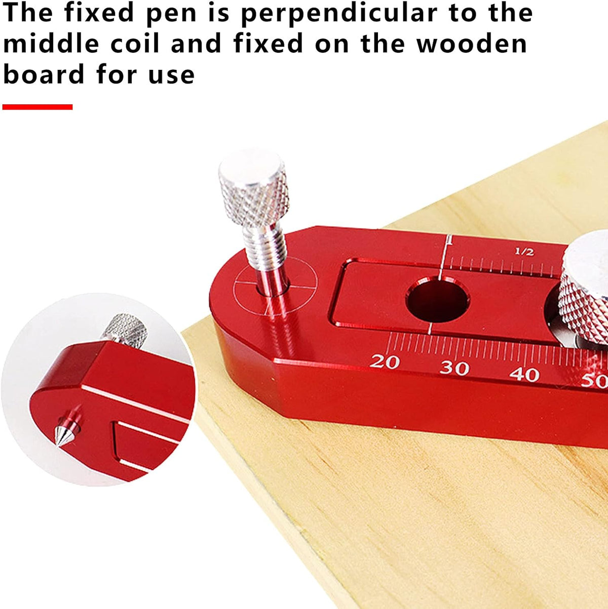 Compass Ruler Scissors Aluminum Woodworking Compass Scriber Circle Ruler 340MM