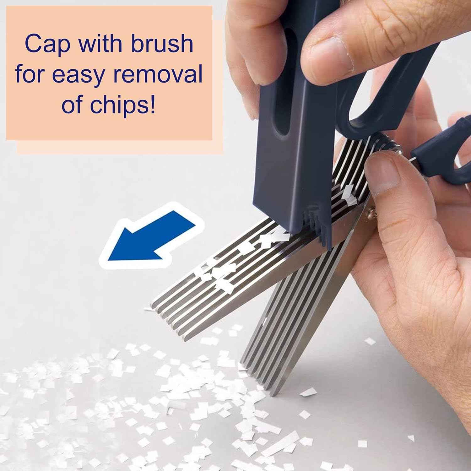 Sunstar 7-Blade Shredder Scissors,7.9 inches (200mm),Black