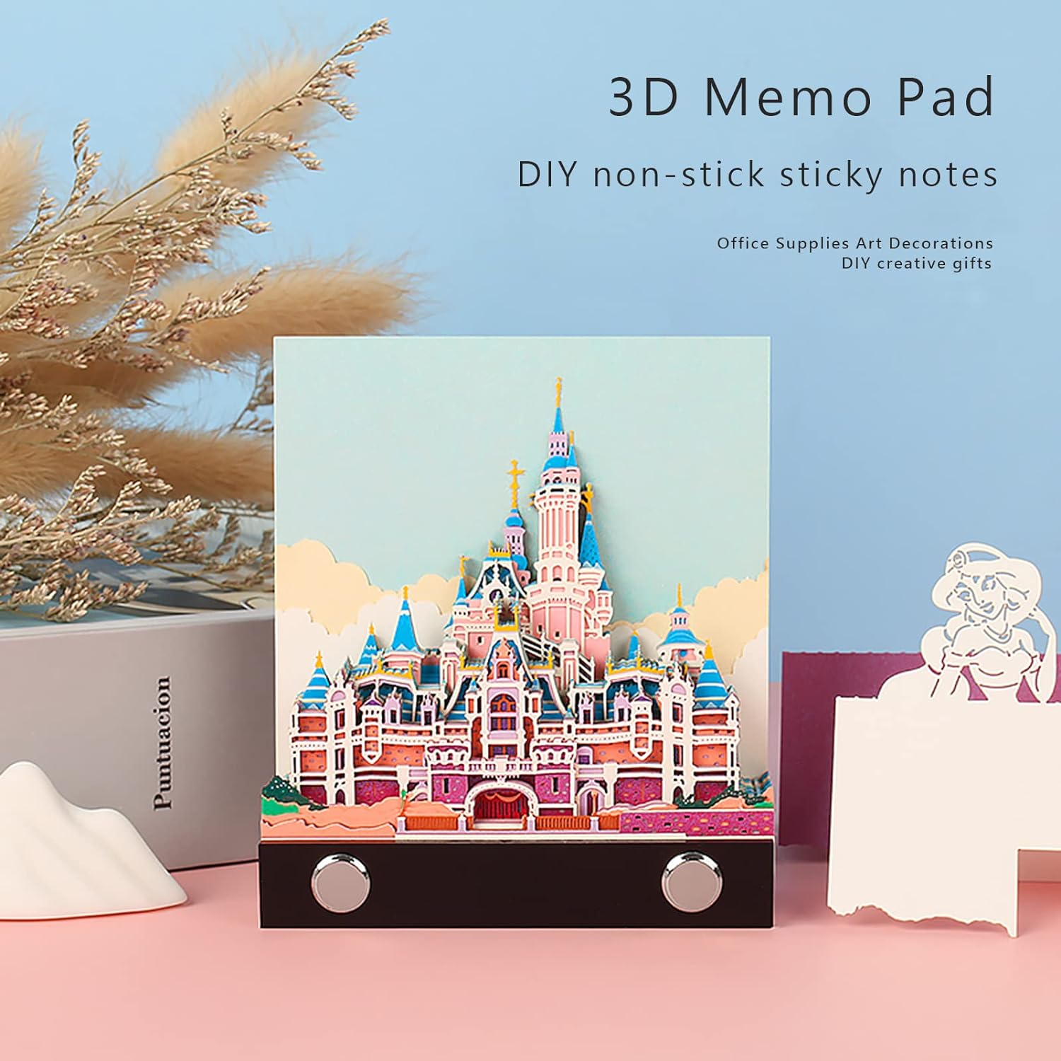 Fairy Tale Castle 3D Sticky Note Paper Memo Pad