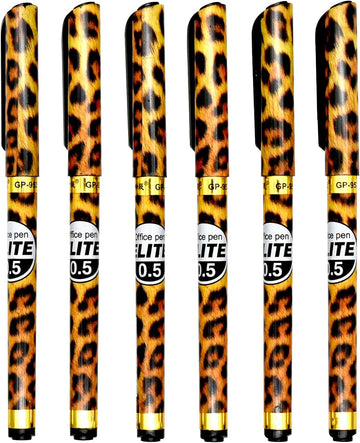 12PCS Leopard Print Gel Pens