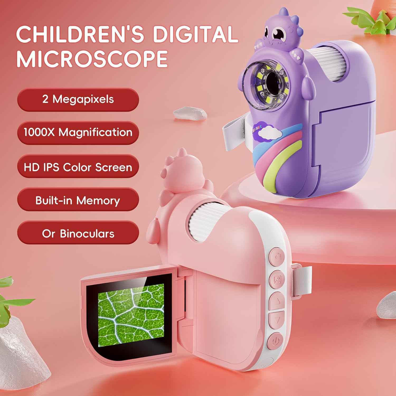 Handheld Digital Microscope for Kids Educational Science