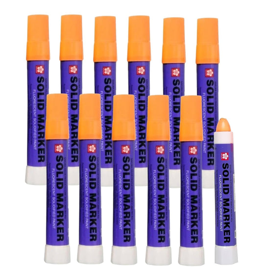 SAKURA Solid Marker,Permanent Marker Paint Pens,12 Pack,Orange