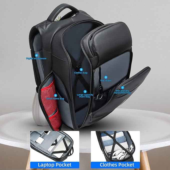 Eurcool Laptop Backpack for Men,15.6 inch Travel Business Anti-theft B