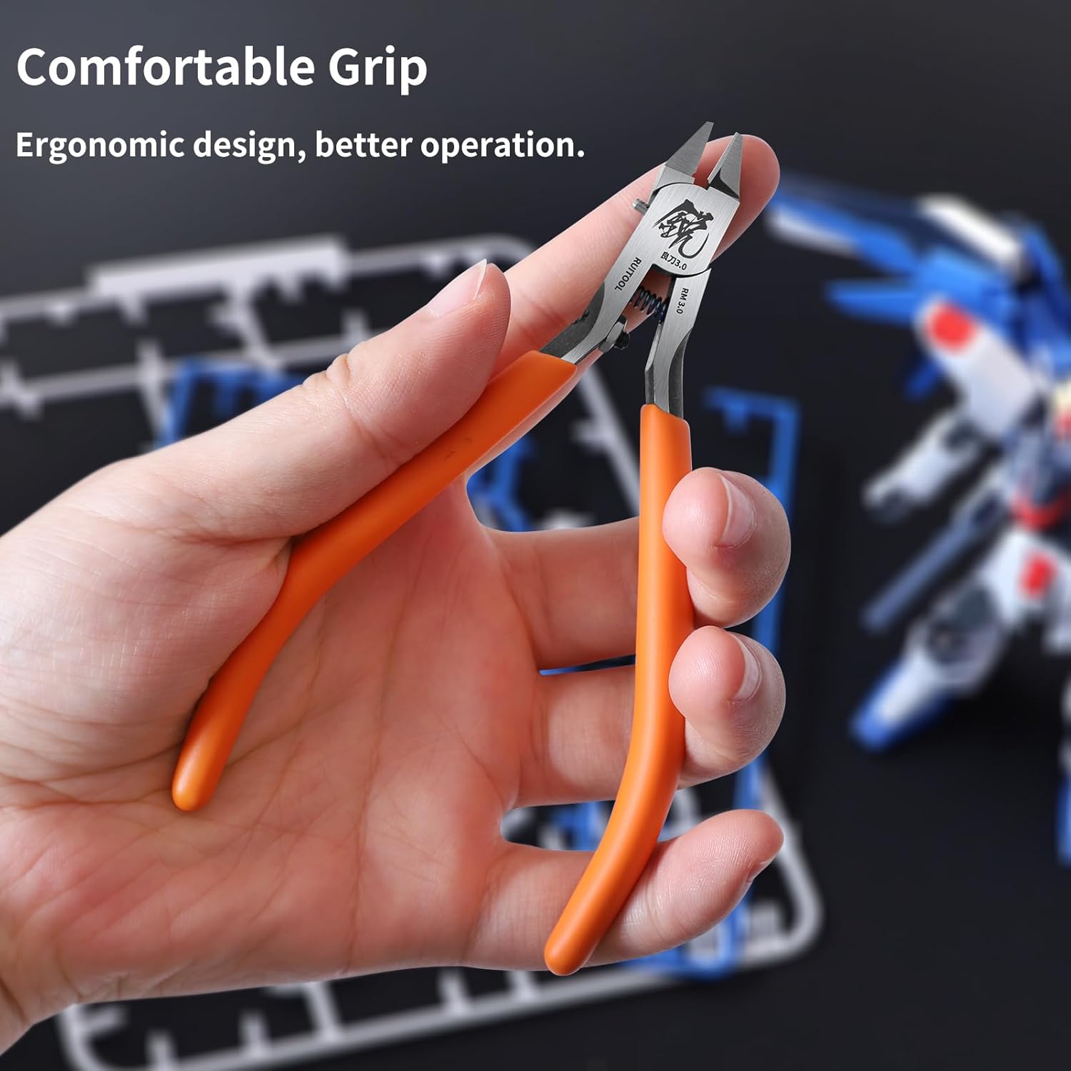 RUITOOL Model Nipper Tool 4.7 Inch Sprue Cutter for Plastic Model - TTpen
