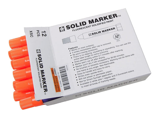 SAKURA Solid Marker, Permanent Marker Paint Pens, 12 Pack, Orange