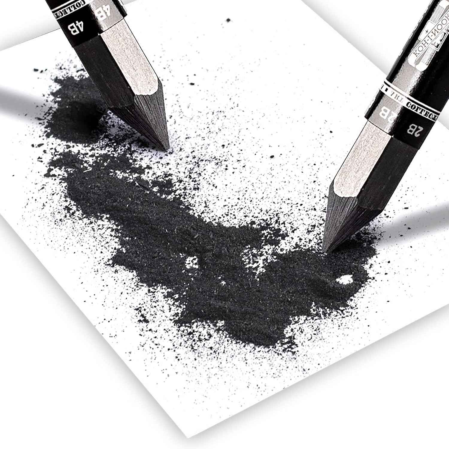 4Pcs Graphite Stick Set HB 2B 4B 6B for Artist Sketching Drawing