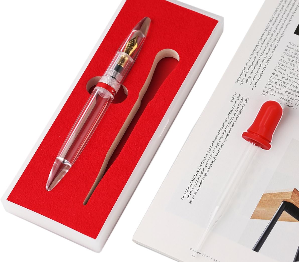MAJOHN M2 Transparent Eye Dropper Filling Fountain Pen