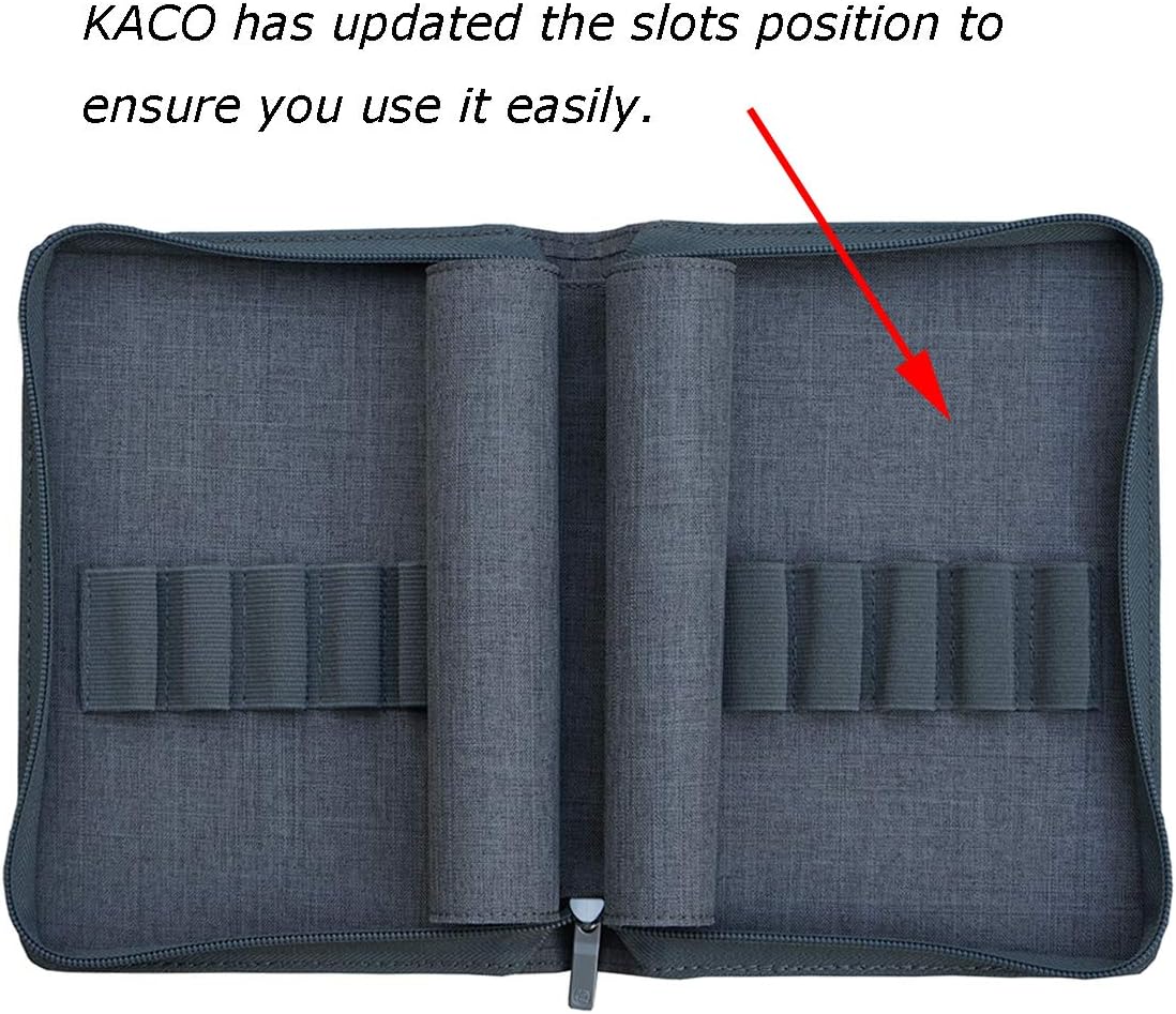 KACO 10 Slots Fountain Pen Case Holder Pouch