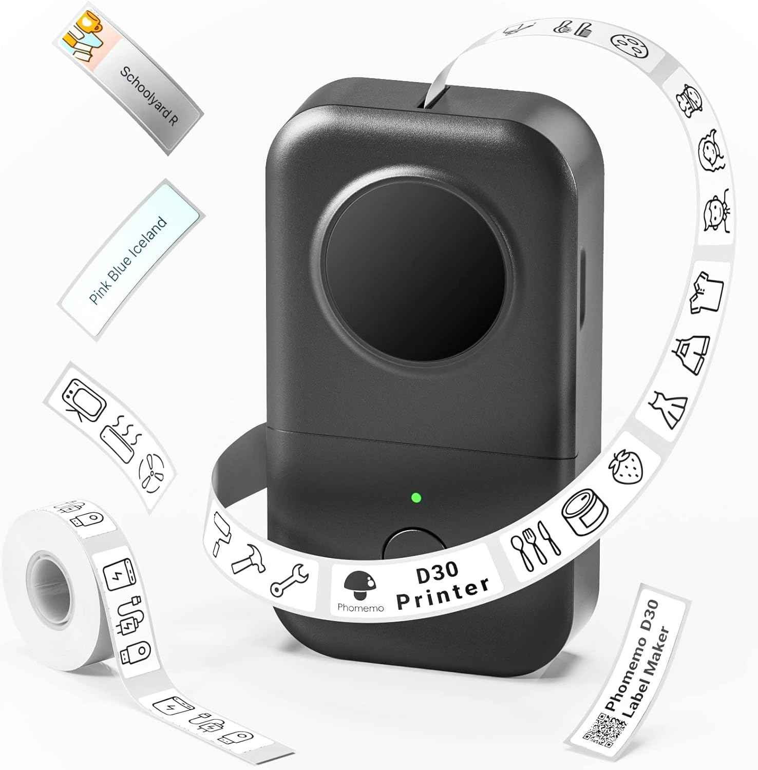 Phomemo D30 1/2 Inch Sticker Label Maker Machine Printer