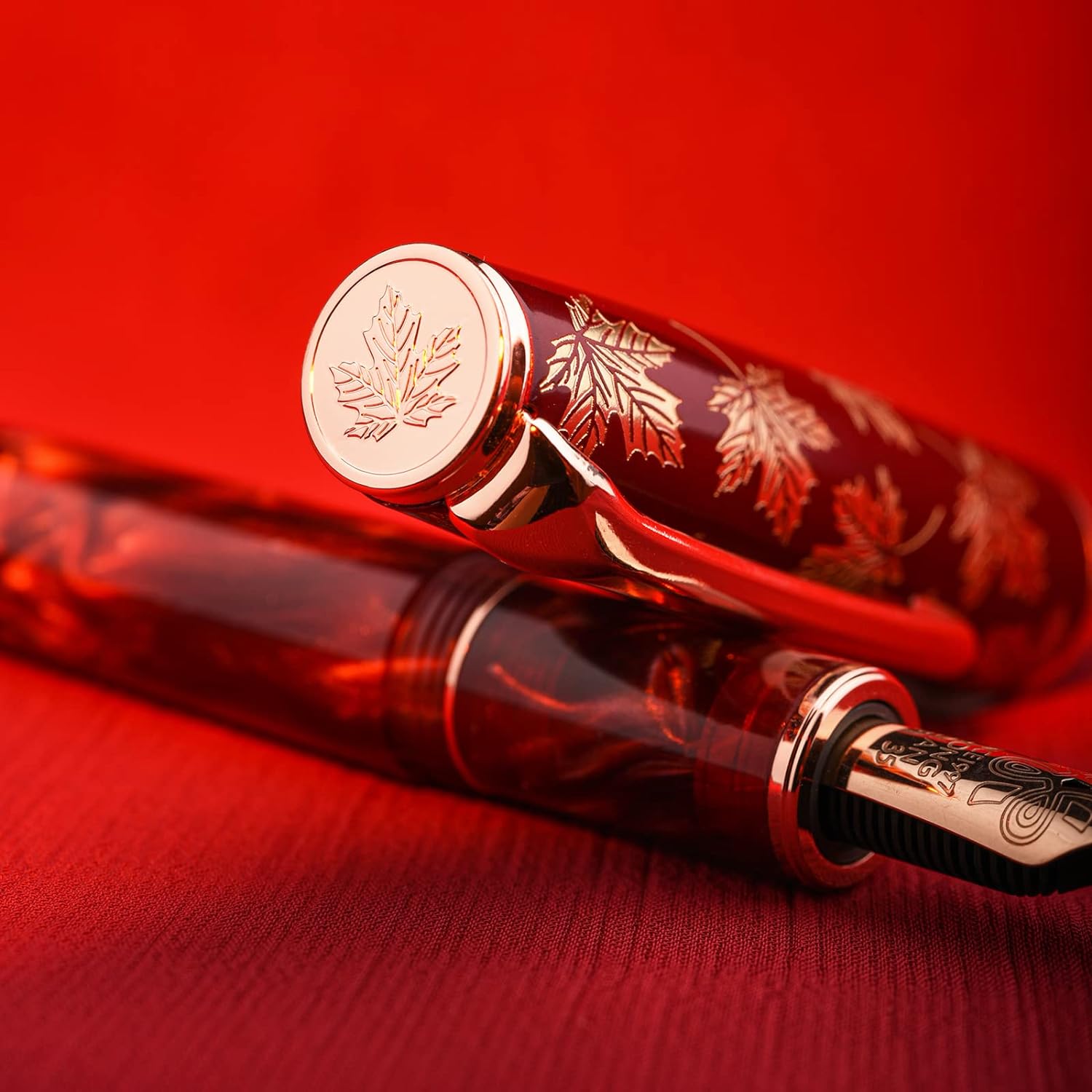 Hongdian N8 Maple Leaves Fountain Pen