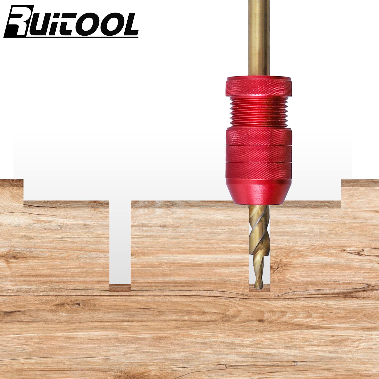 RUITOOL Drill Depth Stop for Drill Bits 2 Size Pack - TTpen