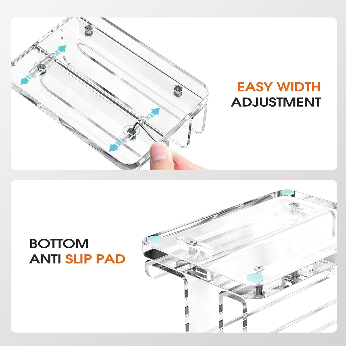Labtop Acrylic Rack Lab 3 IN 1 Acrylic Vertical Laptop Stand