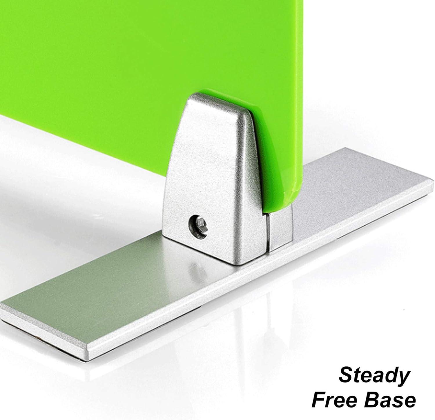 2Pcs Sneeze Guard Support Clamp with Steady Freestanding Stand Base