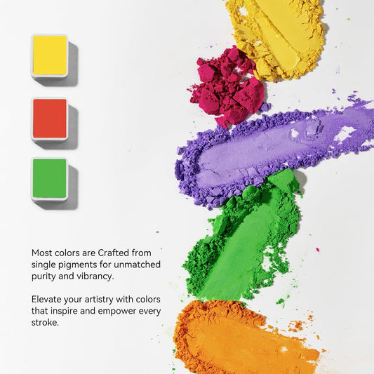 Paul Rubens Watercolor Paint Set Artist Grade,24 Floral Colors