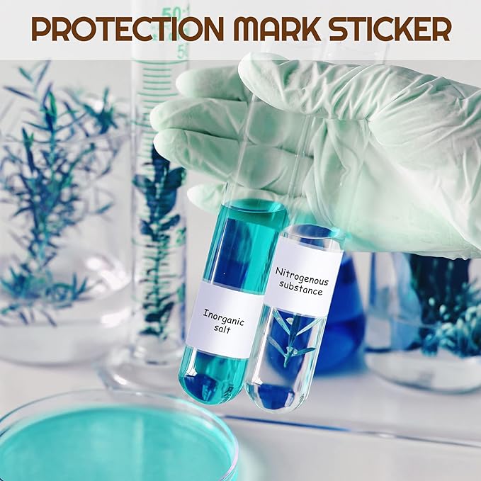 500pcs Clear Waterproof Sticker Protector Labels 52 x 103mm