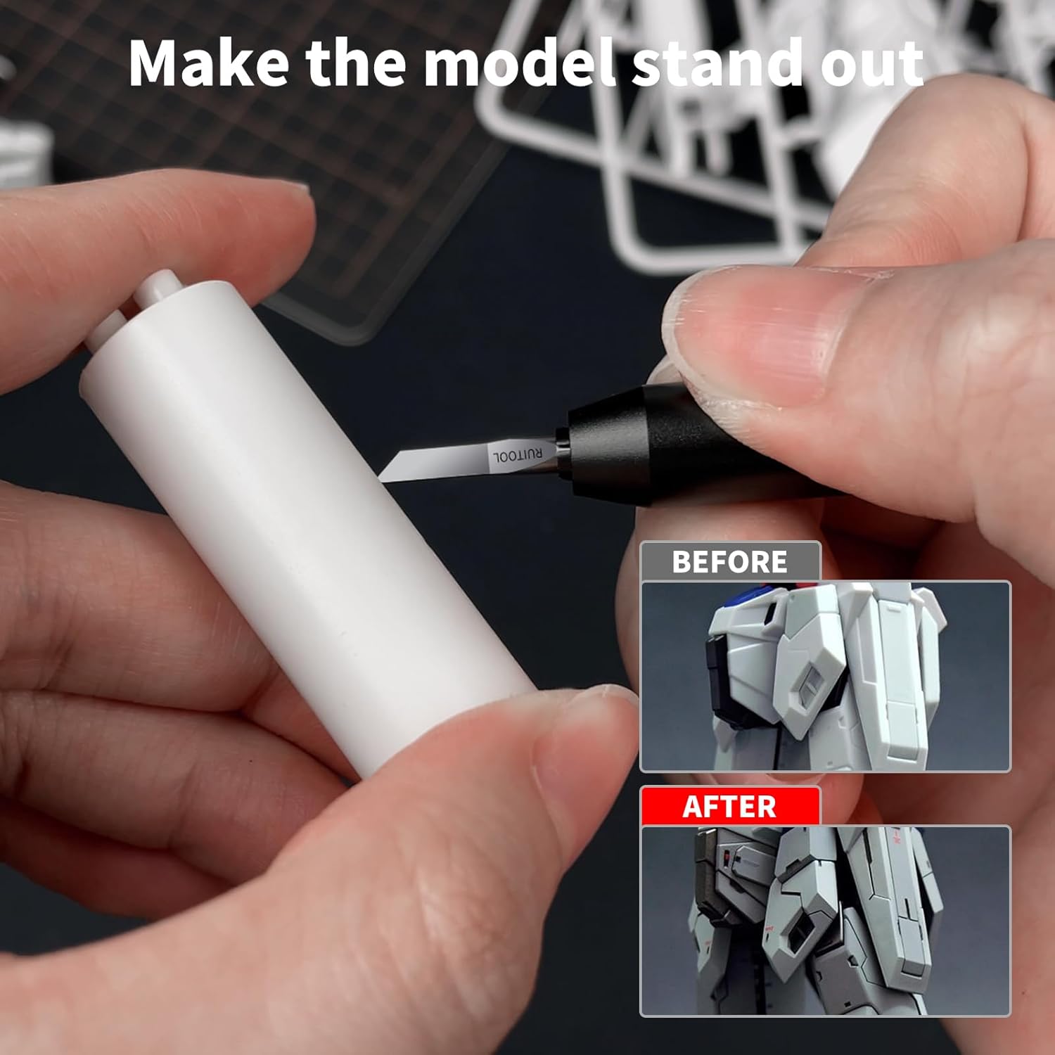 RUITOOL Model Scriber,Panel Line Scriber with 0.125mm Blade - TTpen