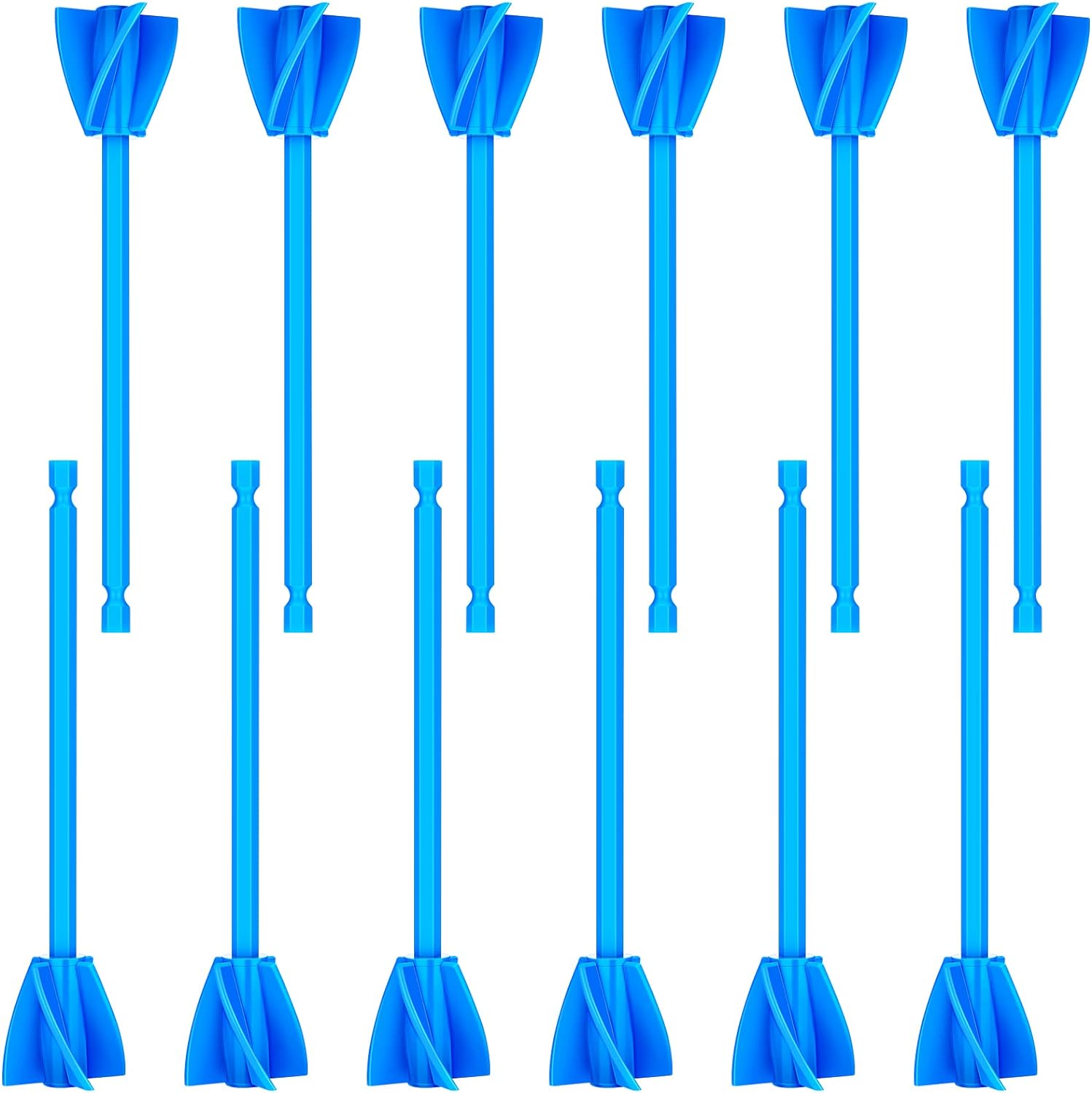 12Pcs Helix Paint Mixer Drill Attachment
