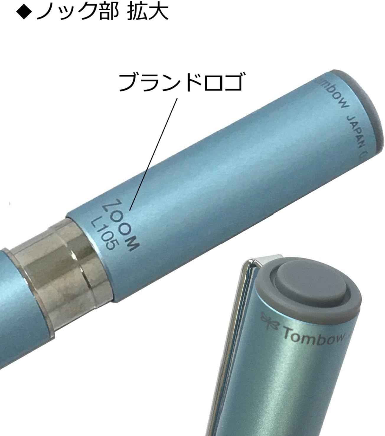 Tombow Monografie Druckbleistift – 0,5 Mm, Mit Shaker-Funktion Und Mono-Radiergummi – Neonblauer Korpus, Modell DPA-134B