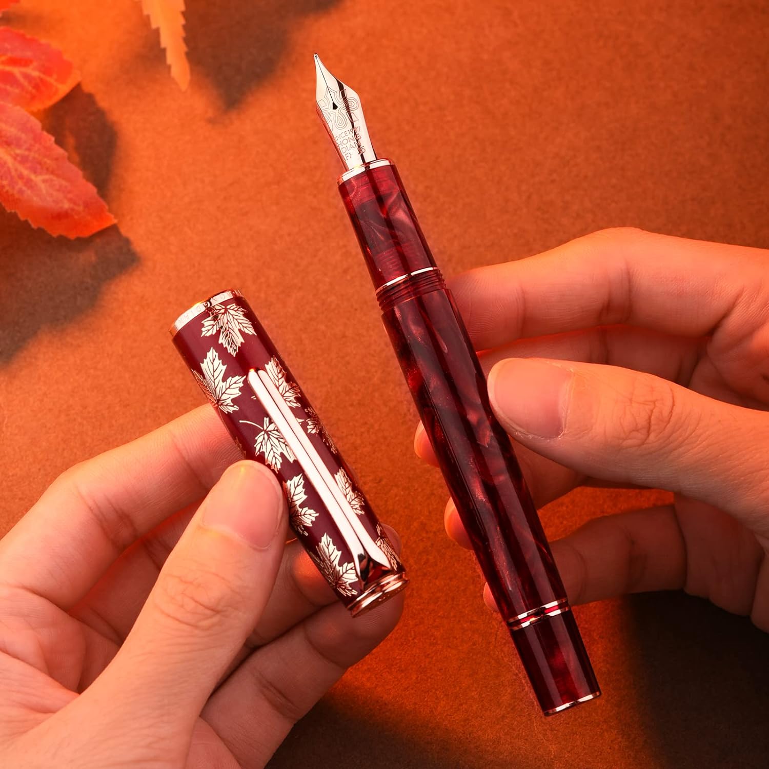 Hongdian N8 Maple Leaves Fountain Pen