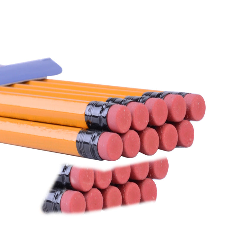デスペラードペンシル STAEDTLER 134 Yellow Pencils with Eraser,UN-Sharpened HB/2B,12 Pack